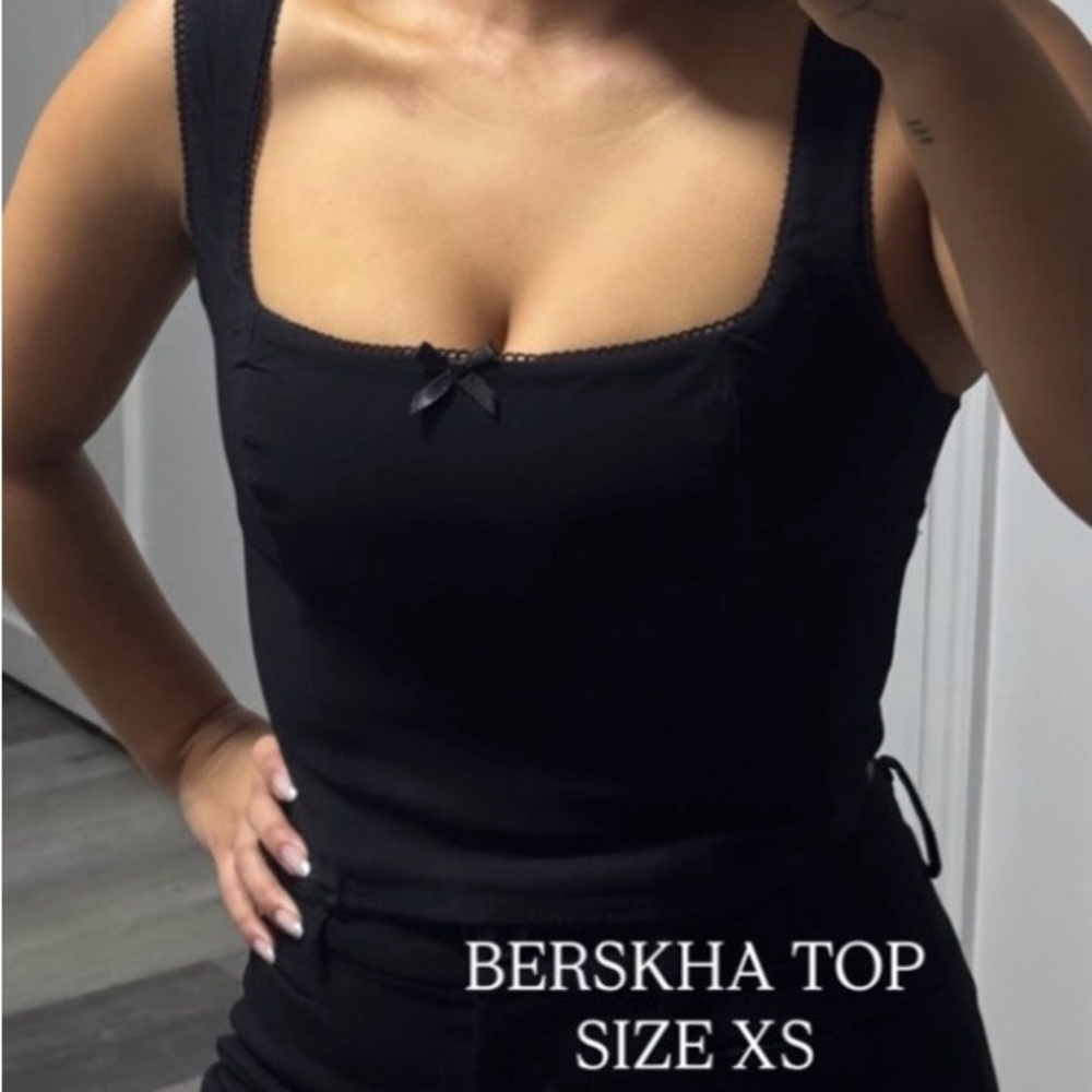 Bershka Black Camisole Top